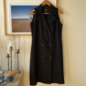 Vintage Linen 90s shirt dress